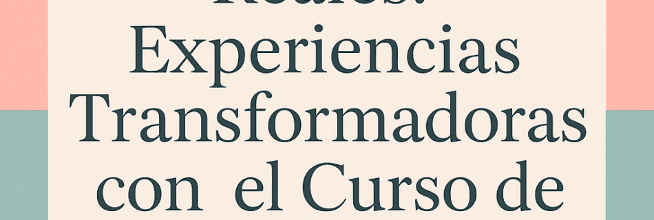 Imagen con fondo en tonos pastel de melocotón y verde menta, con el título “Testimonios Reales: Experiencias Transformadoras con el Curso de Registros Akáshicos”. Diseño minimalista y armonioso que resalta los testimonios del curso de Registros Akáshicos.